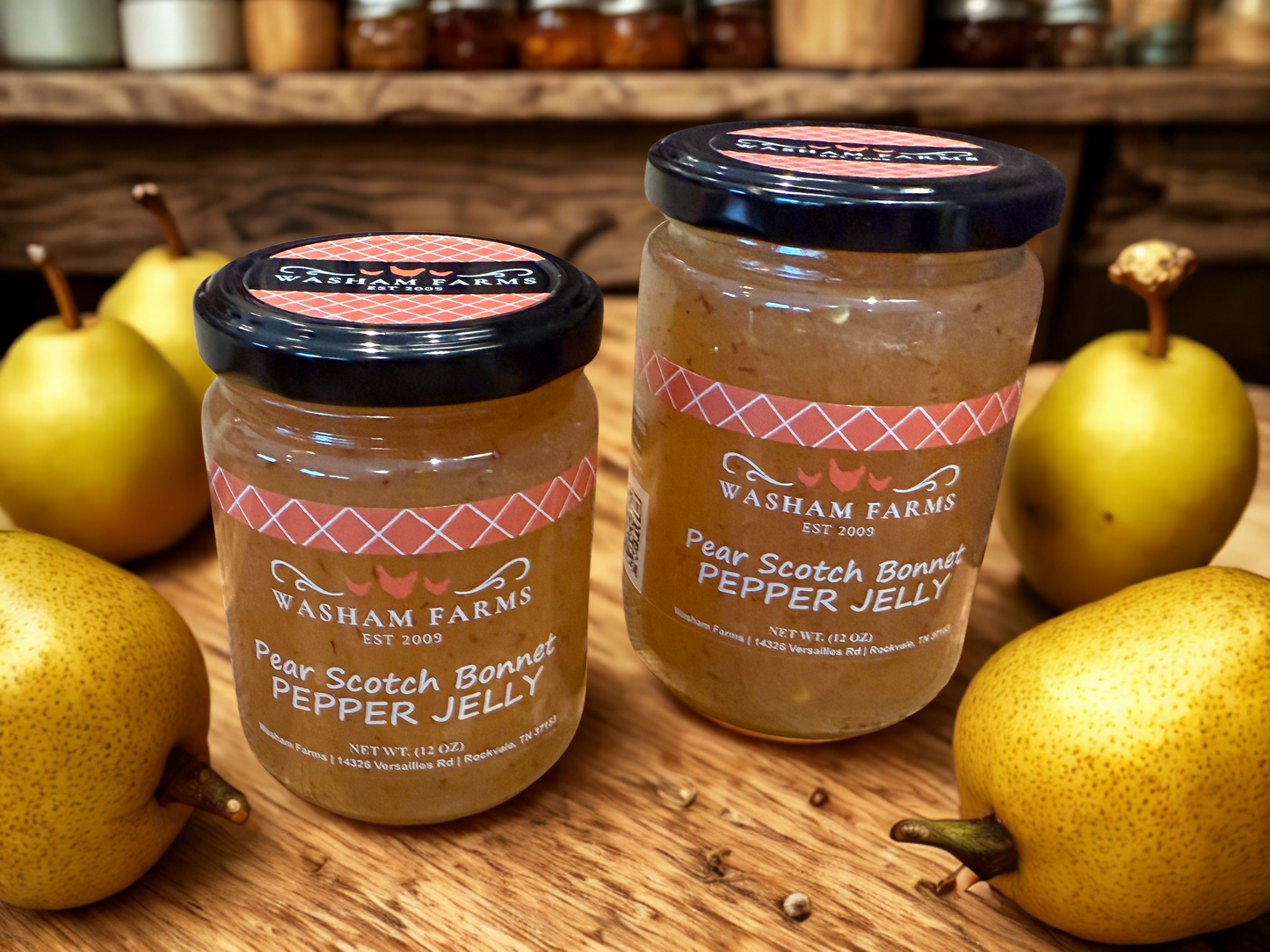Pear Scotch Bonnet Pepper Jelly