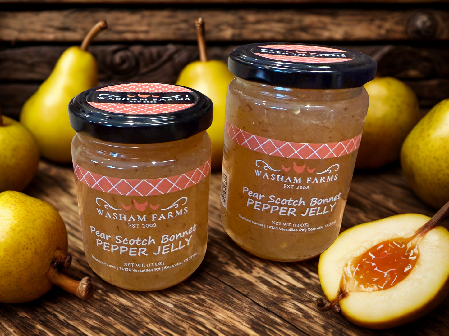 Pear Scotch Bonnet Pepper Jelly