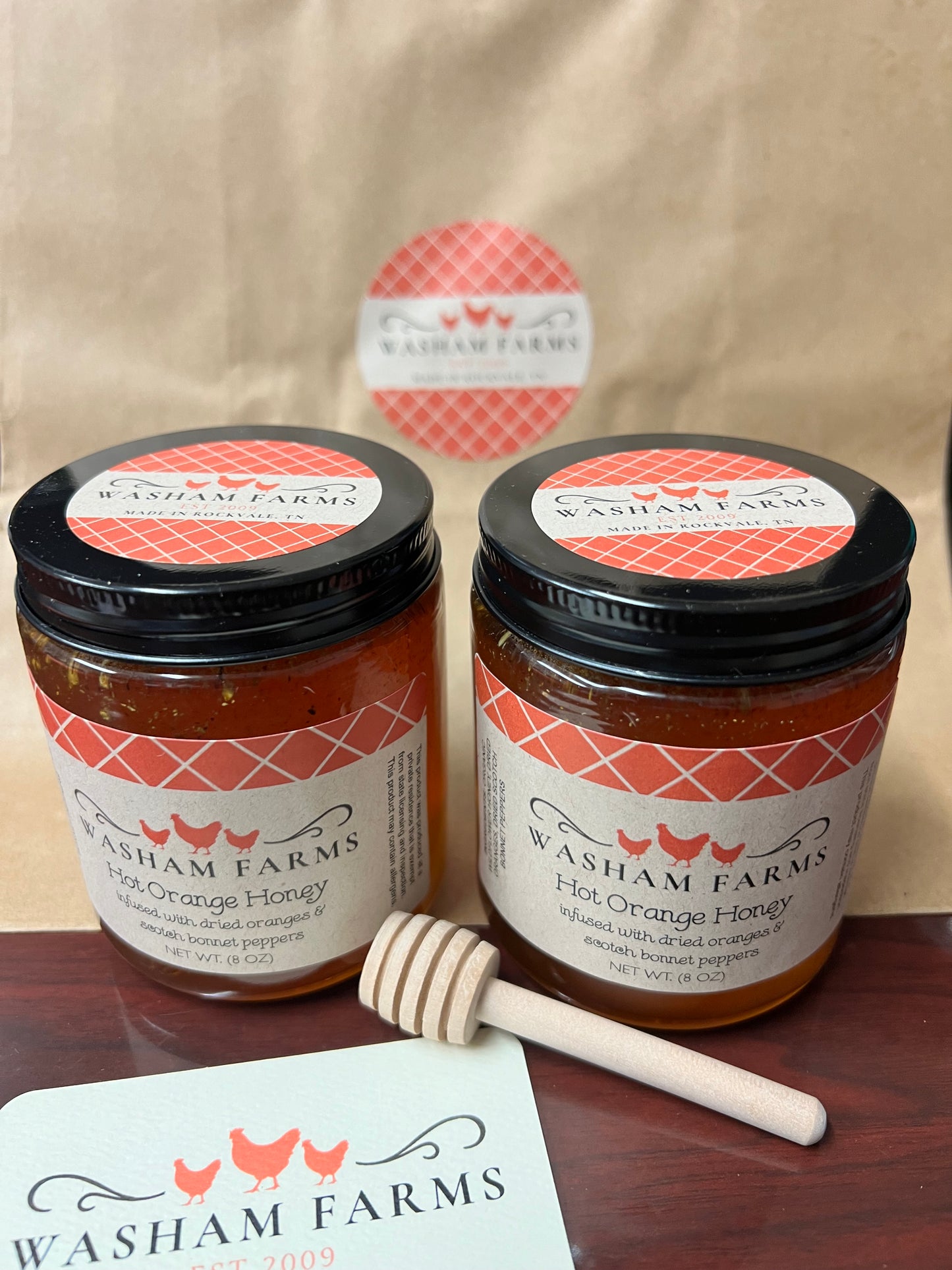 Hot Orange Honey 8 oz