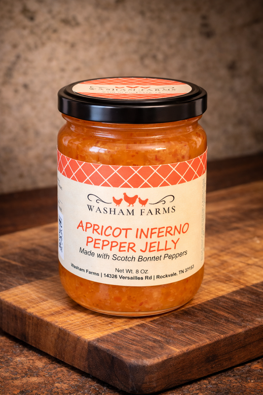 Apricot Inferno Pepper Jelly