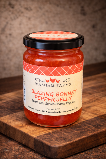 Blazing Bonnet Pepper Jelly