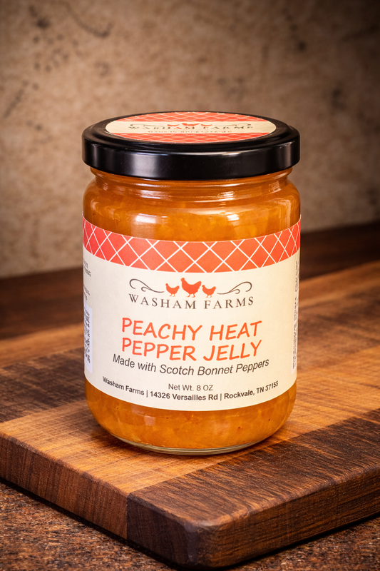 Peachy Heat Pepper Jelly